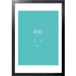 LaVie Home 20x30 Picture Frame Black Poster Frame,Display Pictures 18x24 with Mat or 20x30 Without Mat, Stable and Sturdy Frame and Polished Plexiglass, Horizontal and Vertical Format of The Walls
