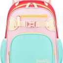 Cute Mini Toddler Backpacks for Girls 2-4 Little Kids Backpack preschool Bookbag (Aqua Pink Red)