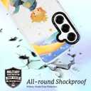 for Samsung Galaxy S23 Case, Cartoon Pattern with Little Prince-Like, Military-Grade Drop Protection, Cute Soft Slim TPU Protective Cover with Camera Lens Protection for Women & Girls