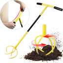 Altdorff Manual Twist Tiller for Gardening, Garden Claw Hand Tiller with Ergomomic Handle, Steel Cultivator Tiller Lawn Aerator Soil Lossener for Gardening Bed and Plant Box