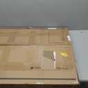 Keonjinn Brushed Nickel Mirror 24 x 36 Silver Bathroom Mirror for Over Sink, Rounded Rectangle Farmhouse Vanity Mirror with Metal Frame, HD Tempered Glass Decorative Wall Mirror(Horizontal/Vertical)