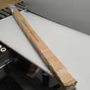 Single Curtain Rods for Windows 72 to 144 Inch(6-12ft),1 Inch Diameter Adjustable Heavy Duty Drapery Rods,with Modern Square Aluminum Alloy Finials,Matte Black