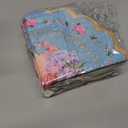 Dandat 100 Pcs Floral Tea Party Napkins 3 Ply Disposable Vintage Flower Guest Napkins Scalloped Tea Party Dinner Table Paper Towels for Birthday Baby Shower Wedding Decor Supplies(Classic Styles)