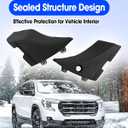 1 Pair Left & Right Side Windshield Wiper Cowl Cover Panel Set Fit for GMC Sierra 2014-2019 Chevy Silverado 1500 2500 3500 2014 2015 2016 2017 2018 2019 Replace 23178017 22776513 with Metal Buckle