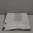 YCOLL Farmhouse Pillow Covers 26x26, Modern Accent Throw Pillow Covers Set of 2, Navy and Beige Striped Patchwork Linen Decorative Pillows Cushion Covers for Couch Chair Bedroom Home Decor