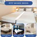 Twin to King Bed Converter | Split King Gap Filler for Adjustable Bed | Bed Bridge Twin to King| Twin & Twin XL Bed Connector to Make A King for Family Room,Guestroom, Hotel (75" L x 8" W)