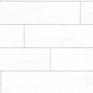 Shiplap White Wood Planks Removable Peel and Stick Wallpaper, 20.5 in X 16.5 ft, Made in the USA