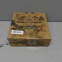 Grow Forward Premium Wheat Straw Pasta Bowls - 30oz Unbreakable Wide & Shallow Dinner Plate Bowls Set of 6 - Microwave Safe Reusable Plastic Pasta Bowls for Kids, Adults, Salad, Camping, RV - Tropical