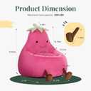 31" Kids Bean Bag Chair for Reader, Living Room, Bedroom