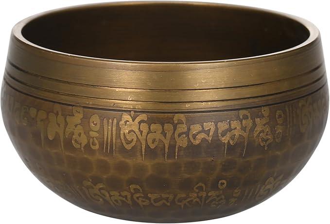 Tibetan Singing Bowl ~ Meditation Sound Bowl hand Hammered in Nepal For Yoga, Meditation, Mindfulness, Healing & Chakra balancing