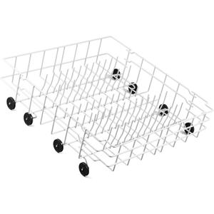 Upgraded 808602302 Dishwasher Lower Rack Replacement Parts for Frigidaire Kenmore Dishwasher Rack LFBD2409LF3C FDB1050REC4 Bottom Rack Frigidaire Gallery Dish Washer Lower Dishrack 154174501 Wheel