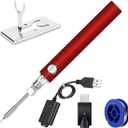 Cordless Soldering Iron Kit 1100mah USB Cordless Soldering Pen, Portable and Rechargeable for Appliance Repair, Electronic Repair, Crafting, Jewelry Soldering