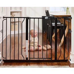 Easy Step Regalo Safety 29"-49" Extra Wide Baby Gate, Bottom of Stairs & Doorways