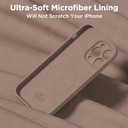 Magnetic for iPhone 14 Pro Max Case, Compatible with MagSafe, [Full Camera Protection][2 Screen Protectors], Suction Cup Phone Mount Silicone Shockproof Protective Phone Case 6.7", Light Brown