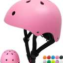 Glaf Toddler Helmet for 2-8 Years Kids Bike Helmets Baby Girls Boys Multi-Sport Adjustable Skateboard Bicycle Helmet Lightweight 4 Sizes for Toddlers (XS: 18.9-19.7 / 48cm-50cm, Pink)