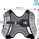 Henkelion Weighted Vest Weight Vest for Men Women Kids Weights Included, Body Weight Vests Adjustable for Running, Training Workout, Jogging, Walking