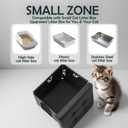 MEEXPAWS Cat Litter Box Enclosure Furniture Hidden for Small Cat, Washroom Bench Cabinet |16 x 12x13 in| Dog Proof | Waterproof Inside | Easy Clean Assembly | Odor Control | Litter Box Not Include