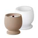 Bottle Resin Mold Candle Holder - Resin Casting Silicone Molds for Home Decor & Candle Making Wave Spiral Mold