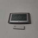 WallarGe Atomic Clock with Outdoor and Indoor Temperature - 12.5 Inch Self-Setting Digital Clock Large Display, Battery Operated Wall Clocks or Desk Clocks for Bedroom, Livingroom, Office