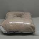 Bedsure Calming Cat Beds for Indoor Cats - Small Cat Bed Washable 20 inches, Anti-Slip Round Fluffy Plush Faux Fur Pet Bed, Fits up to 15 lbs Pets, Camel