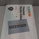 Sumzzz Titanium Cutting Board for Kitchen, Non Toxic 2-in-1 Cutting Board Double Sided Food Grade Pure Titanium, Knife Friendly Easy to Clean Large Size 1510.3