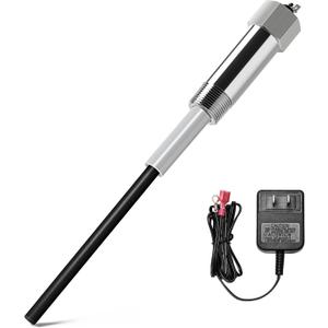 Powered Anode Rod, Briidea Water Heater Anode Rod Made of Titanium (40-89 Gallon Tank), Anti-Rust and Corrosion, Reduce Limescale