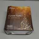 JMEXSUSS 9.5x29.5ft Curtain Lights Indoor Outdoor Decor with Remote, 900LED White Christmas Lights Plug in, Hanging String Lights for Bedroom, Wall, Window, Patio, Garden, Wedding, Reception, Backdrop