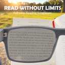 2 Pack Excellent Unbreakable Reader Sunglasses for Men with UV400 Protection Outdoors, TR90 Thick Frame Tinted Reading Glasses Anti UV/Eye Strain Sun Readers No-Line Dark Lens & 2.5x - Not Bifocals