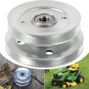 AM133924 Mower Deck Double Deck Drive Belt Tightener Pulley for John Deere LX280 LX288 LX289 GX255 GX325 GX345 GX355 Also Replace AM127594, AM125668