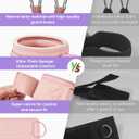 YOTTOY Ankle Resistance Bands with Cuffs, Adjustable Ankle Straps for Leg & Glute Workout, Butt Exercise Bands for Cable Machines Women, Perfect for Hip Fitness & Booty Training