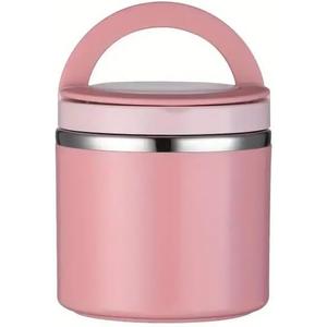 Lunch Box - Thermal Container with Leakproof Lid, Large Capacity Portable Bento Boxes for Office, Camping, Travel, Easy to Clean, Reusable with Ergonomic Handle, 1Pcs