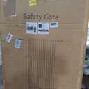 Cumbor 30-46" Baby Gate for Stairs, Auto Close Dog Gate for Doorways White