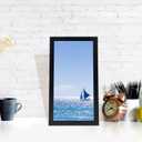 HUKONHEP 9x15 Black Picture Frames, Photos Frame with Plexiglass, Wall Gallery Photo Frames, Horizontal and Vertical for Wall Mounting, Home Office Decoration