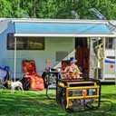 30 Amp RV Extension Cord,50 ft,Heavy Duty Generator Extension Cord with LED Power Indicator,30 AMP Female 90 Twist Lock Adapter with Reverse Polarity Lamp,NEMA TT-30P to L5-30R,120V/125V