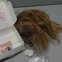 80s Women Rock Diva Costume Wig with Necklace and Earring for Women Big Hair Blonde 70s 80s Rocker Mullet Wigs Glam Punk Rock Rockstar Cosplay Wig for Halloween Party (Blonde)