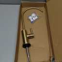 Drinking Water Faucet for Kitchen Sink, Gold Kitchen Water Filter Faucet Stainless Steel for Reverse Osmosis or Water Filtration System Beverage Non-Air Gap RO Faucet Gold Finish