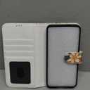 DEENAKIN for Samsung Galaxy S25 Edge Wallet Case with Card Holder + Cash Clip, RFID-Blocking, Military-Grade Drop Protection & UV-Printed Artwork, Magnetic Closure with Kickstand - Artistic Florals