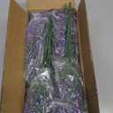 TURNMEON 20 Bundles Artificial Lavender Flowers for Outdoors Summer Decor,UV Resistant No Fade Fake Plants Plastic Faux Plants for Home Window Box Planter Porch Garden Home Cemetery Decor(Gray Purple)