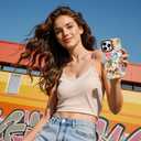 ChiCsFleur for iPhone 13 Pro Case, TPU Phone case with Camera Protection for Women Girls Teens - Colorful Tropical Coastal Collage Design Palm Colorful Hibiscus Disco Dog Starfish Lemon Y2K Aesthetic