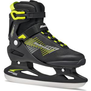 Bladerunner Ice by Rollerblade Igniter Men's Adult Ice Skates, Black and Lime, US 10