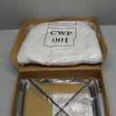 Zakkart Cat Window Perch - 100% Metal Supported from Below - Comes with Warm Spacious Pet Bed - Cat Window Hammock for Large Cats & Kittens - for Sunbathing, Napping & Overlooking (White)