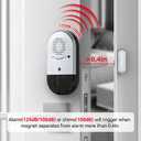 Sanjie Door Alarms When Opened,Door Window Alarm Sensors for Kids Safety/Home Security/Pool/Garage/Dementia/Toddler/Travel Security,Easy to Install,Volume Control/Loud Alert,Long Battery Life,3 Pack
