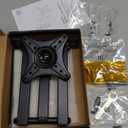 USX MOUNT Full Motion TV Wall Mount - Universal Single Stud Corner Bracket for 13-32 inch TVs, Monitor Wall Mount for LCD Monitor Swivel Tilt Rotation Articulating, VESA100x100mm, Up to 33LBS