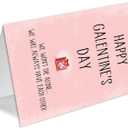 4 x Happy Galentines Day Card for Best Friend, Funny Galentine's Day Card Gifts for Bestie, Female Friend, Gal Pal (QQ-156)