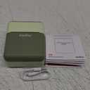 Joysea D2 Bluetooth Label Maker Machine, Portable Thermal Label Printer for Home, Office, Business, Easy-to-Use Sticker Printer (Green)