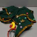 cyeollo Large Dog Christmas Costume Cute Christmas Tree Outfit Pet Dog Clothes Xmas Costumes for Big Size Dogs, Green XL