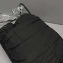 Superior Reversible Down Alternative Polyfill Blanket with Striped Microfiber Shell - Full/Queen, Black