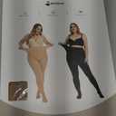 Plus Size Tights for Women 80D Soft Solid Color Opaque Pantyhose High Waist Control Top Stockings 2 Pairs (3X-Large Plus Tall)