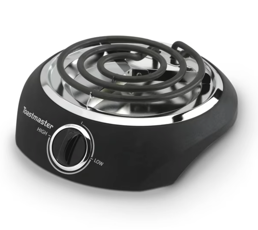 Toastmaster Single Burner Small & Powerful 1000 Watt Burner