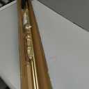 Double Curtain Rods with Aluminum End Cap and Full Surround Brackets,1-Inches Front and 5/8 Inches Back Adjustable between from 36 to 72 Inches (3-6 Feet),Brass Double Window Drapery Rod for